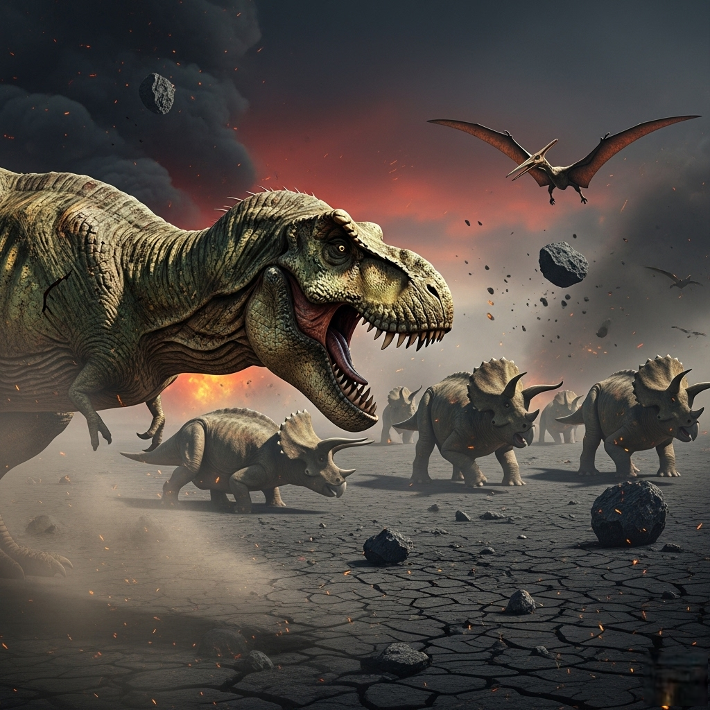 Kiedy wyginęły dinozaury? Tajemnica wielkiego wymierania kredowego