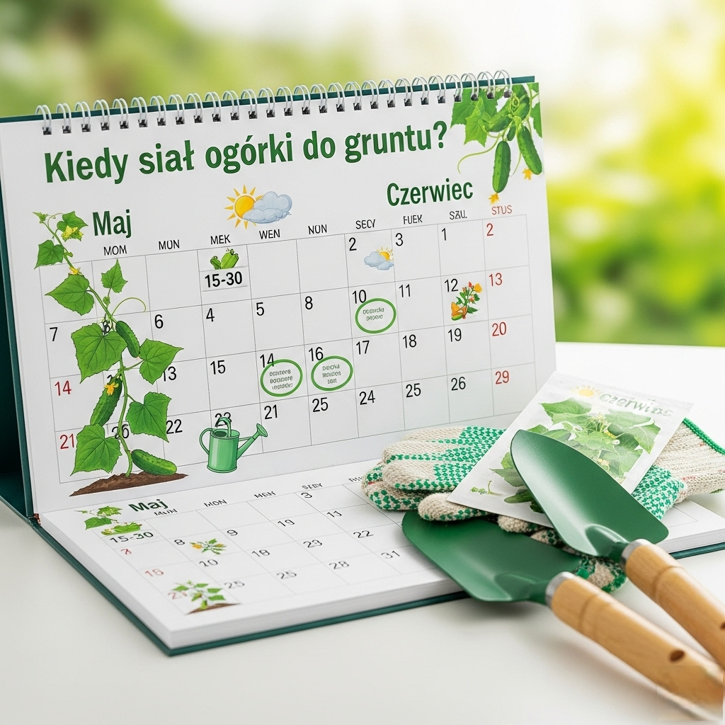 Kiedy siać ogórki do gruntu? Kompletny kalendarz i porady dla ogrodników