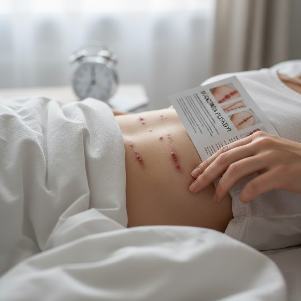 Czerwone ślady na skórze o poranku? Sprawdź, jak wygląda ugryzienie pluskwy i czy masz problem