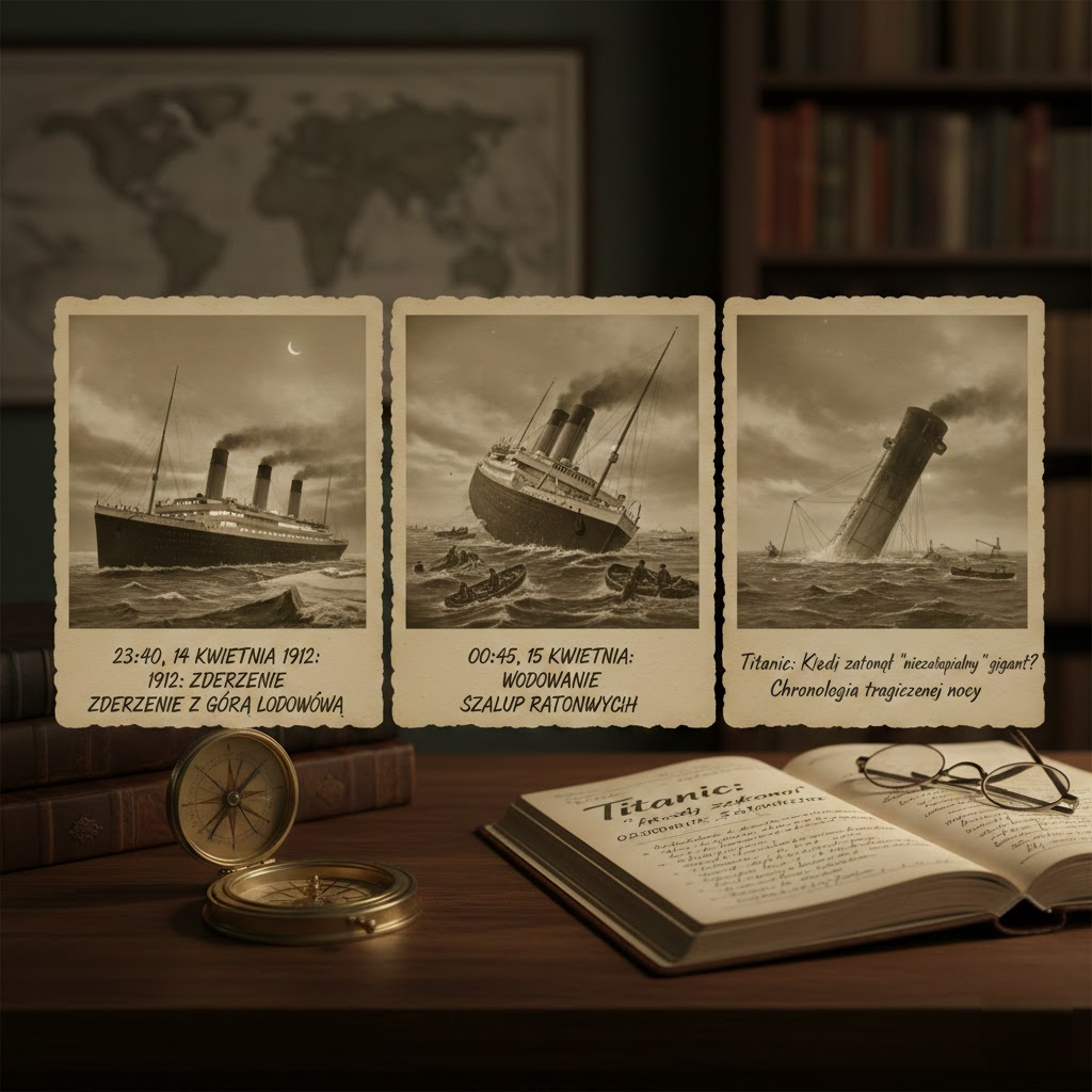 Titanic: Kiedy zatonął "niezatapialny" gigant? Chronologia tragicznej nocy