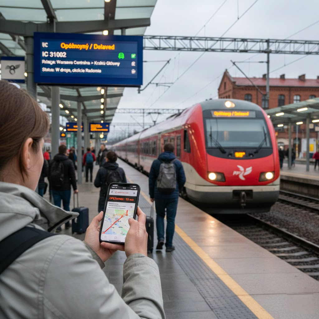 Gdzie jest mój pociąg? Praktyczny poradnik monitorowania trasy i opóźnień w czasie rzeczywistym