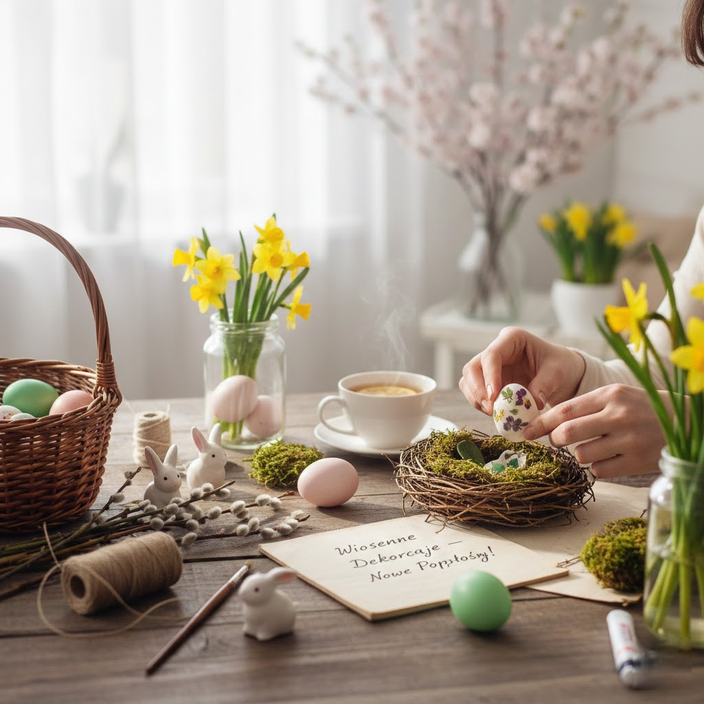 Wiosenne Przebudzenie w Domu: Tworzymy Unikalne Dekoracje na Wielkanoc